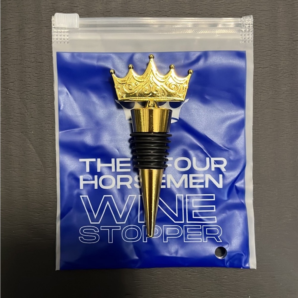 NWT Bookish Box Four Horsemen Wine Stopper